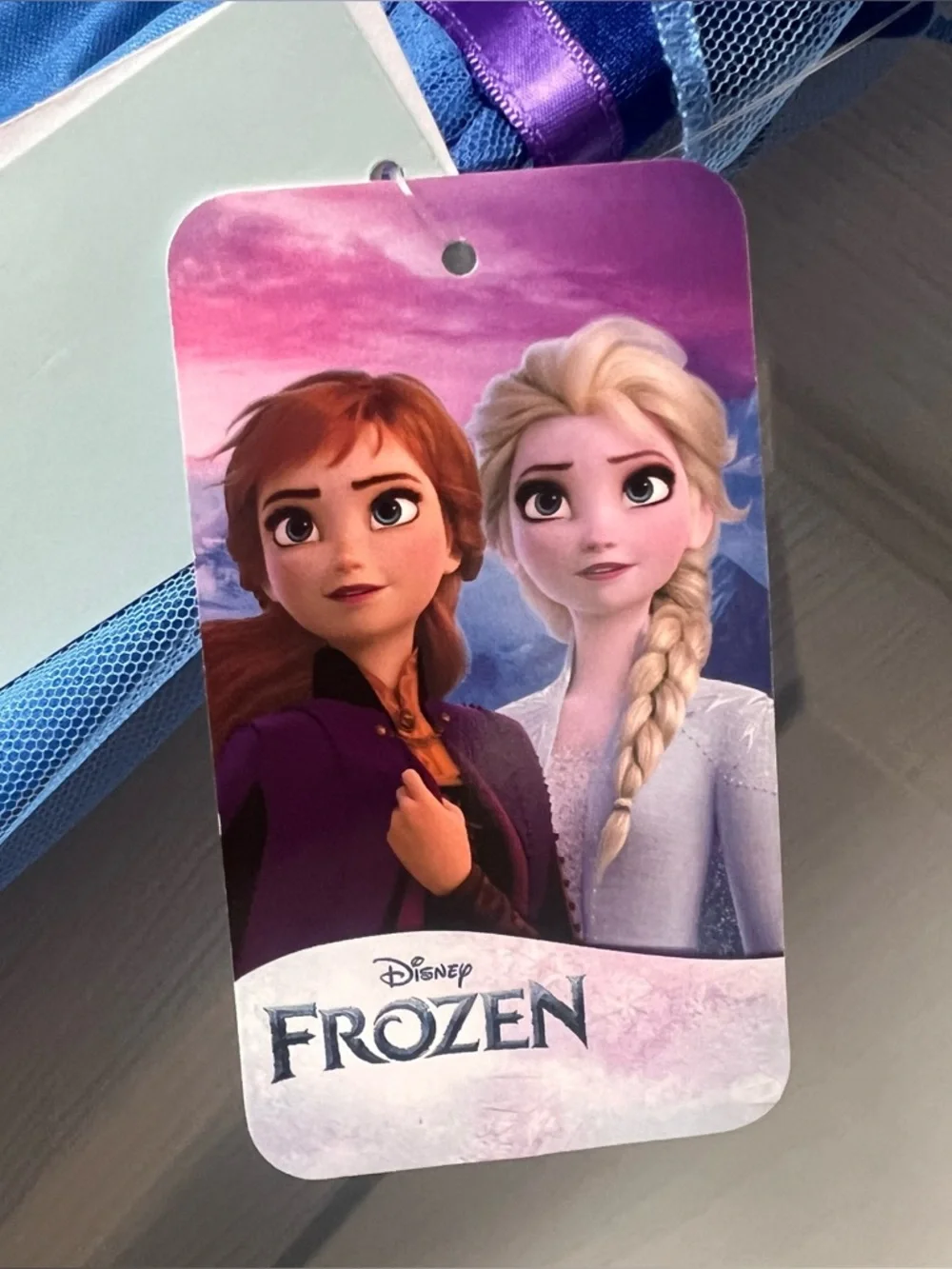 Toddler Girls Blue Frozen Elsa and Anna Nightgown Size 2T - Picture 3 of 5